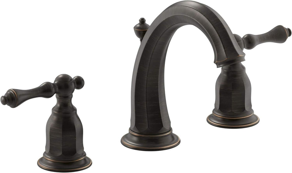 KOHLER Kelston Widespread Bathroom Sink Faucet, Drain Included, 3 Hole