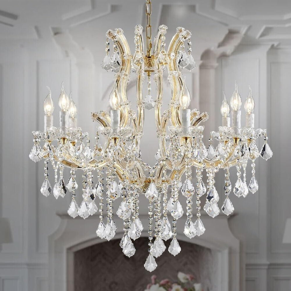 Jaleena 15 - Light Crystal Dimmable Tiered Chandelier