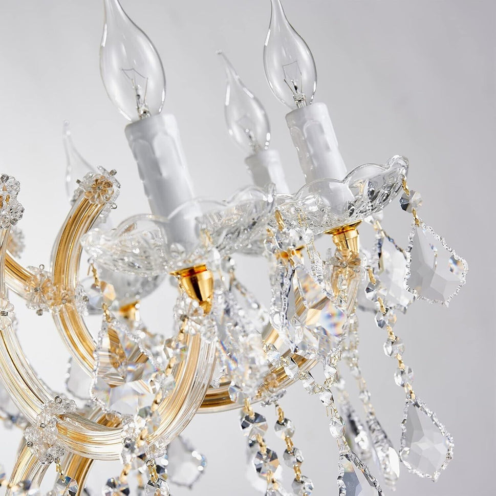 Jaleena 15 - Light Crystal Dimmable Tiered Chandelier
