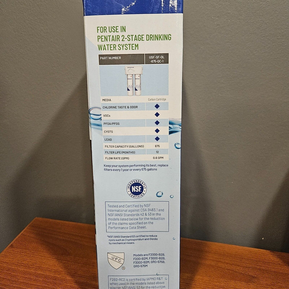 Omni Filter Under Sink Water Filter Replacements 14.1"x 11.6" Cartridge