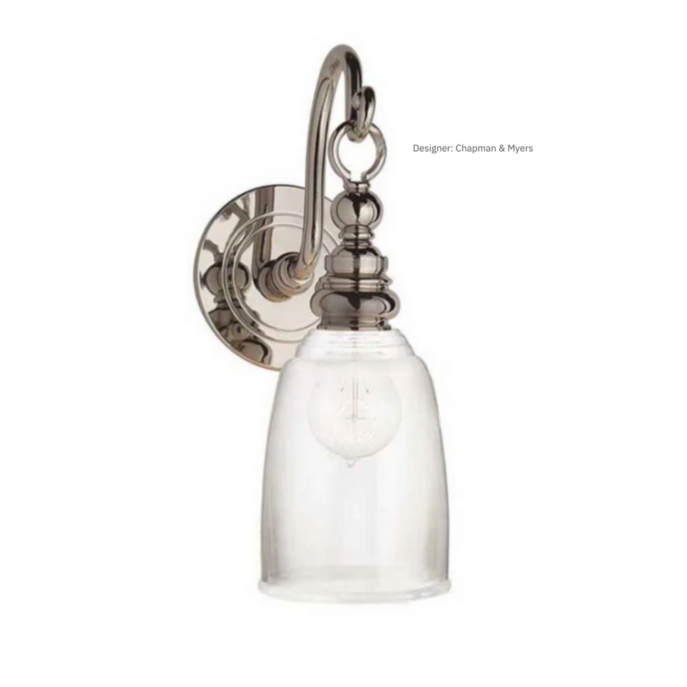 Boston Loop Arm Sconce SL2934PN-CG