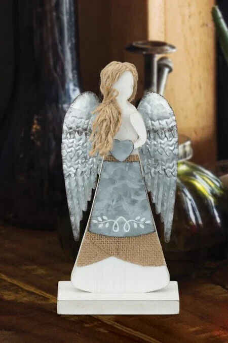 Country Angel Decor 9in with Heart