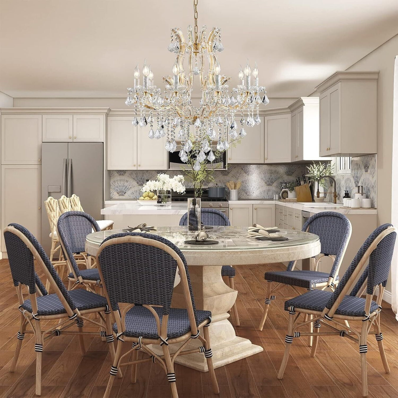 Jaleena 15 - Light Crystal Dimmable Tiered Chandelier