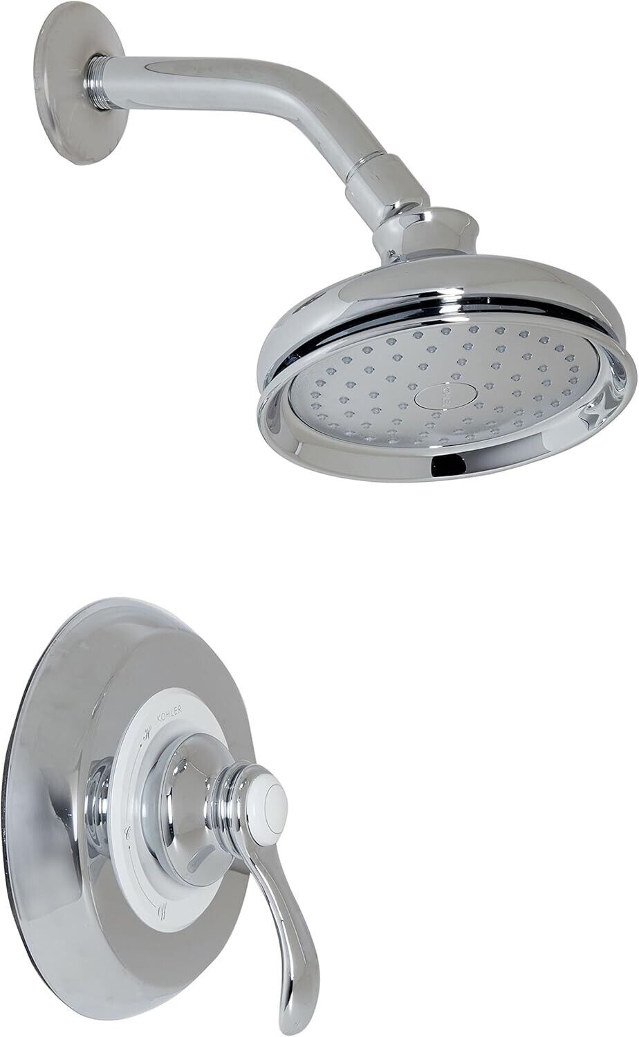 Kohler TS12014-4-CP Fairfax Rite-Temp Shower Valve Trim with Lever Handle