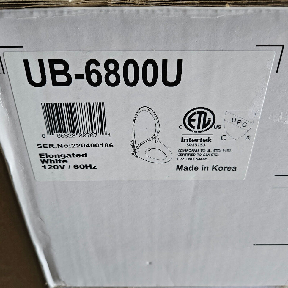 Bio Bidet USPA 6800U Bidet Seat Elongated Toilets in White