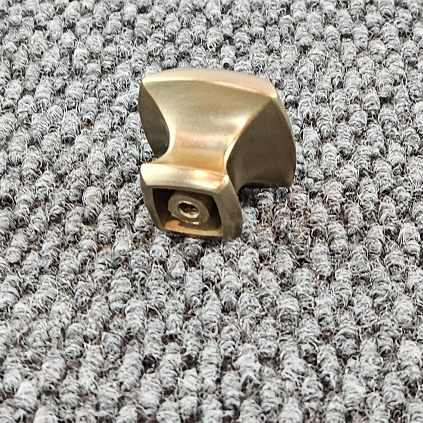 Liberty  Mandara 1-1/4 in. (32 mm) Champagne Bronze Square Cabinet Knob