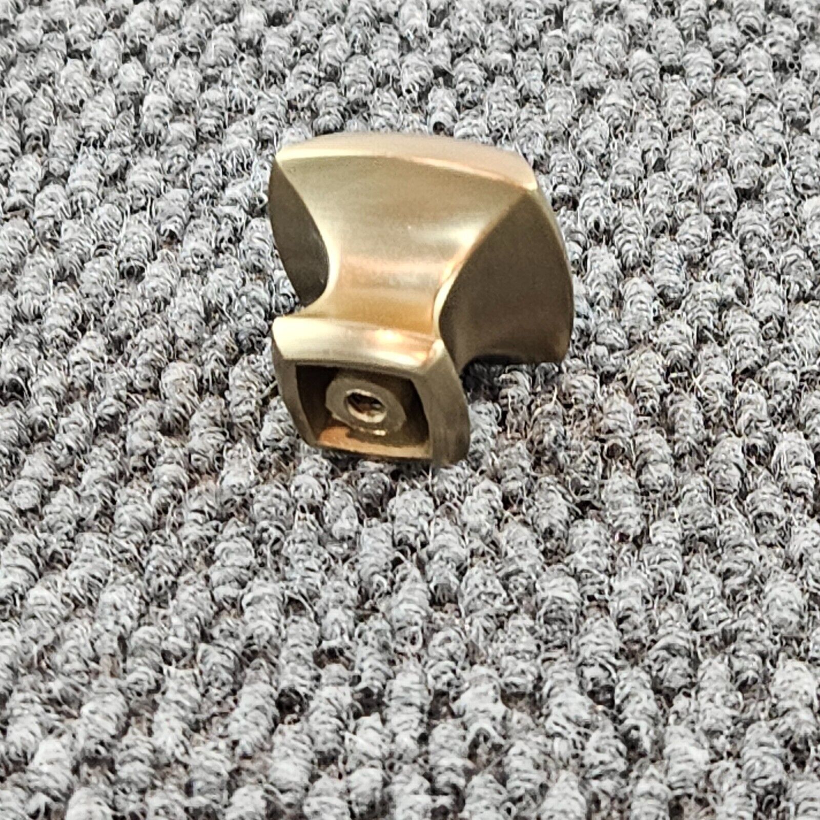Liberty  Mandara 1-1/4 in. (32 mm) Champagne Bronze Square Cabinet Knob