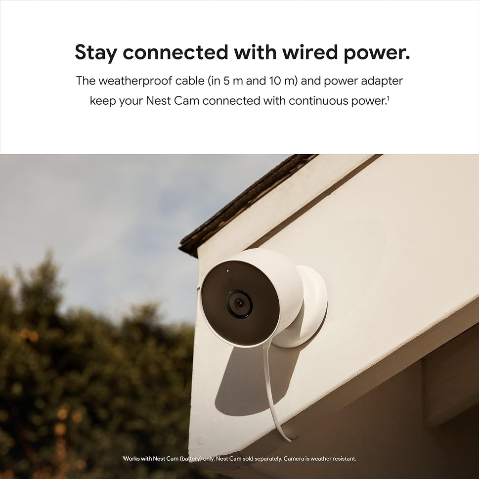Google Nest Cam Weatherproof Cable
