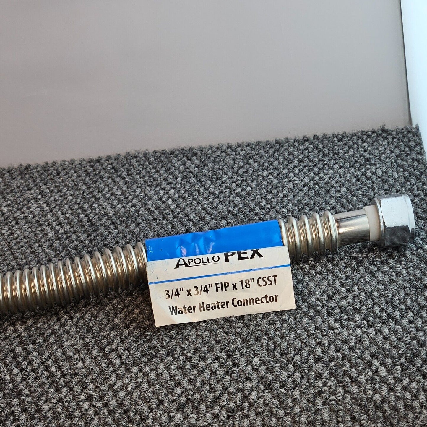 Apollo 3/4” X 3/4” FIP x 18” CSST Water Heater Connector APXCSST1834